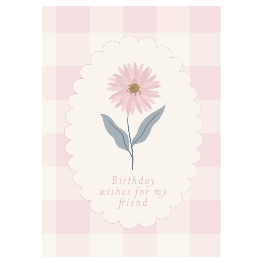 Greeting Card Garden Meadow - FOR MY FRIEND